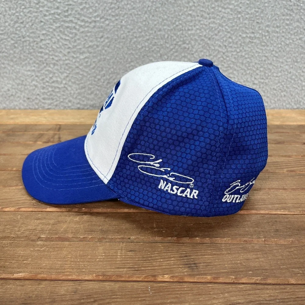 NAPA‎ Racing Hat Adult Blue White Strap Back Cap NASCAR Mechanic Garage Workwear